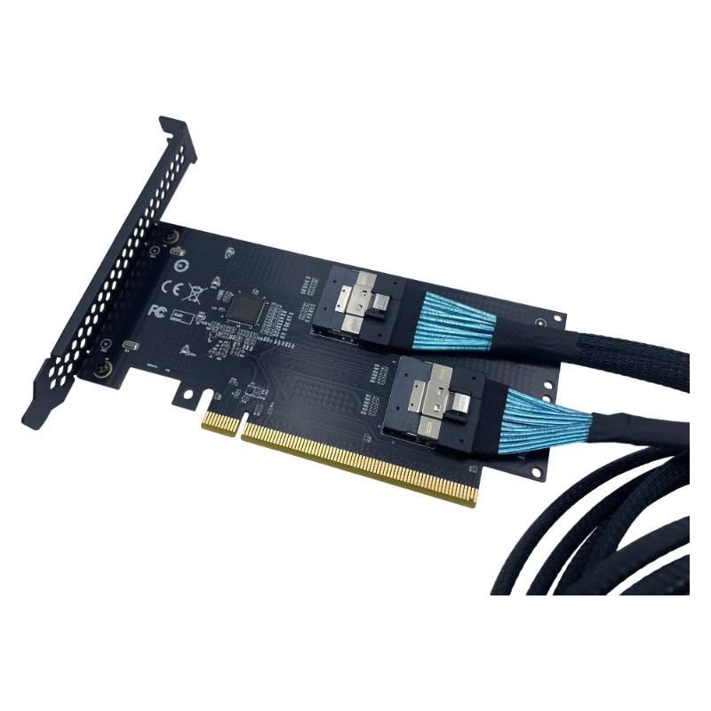 NEW PCIe X16 SFF‑8654 SlimSAS  - Memory Card Ssd review and price