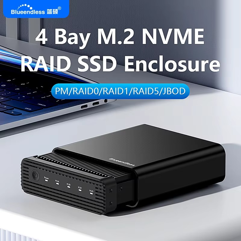Aluminum M2 4-Bay USB4 Externa - Nvme Ssd review and price