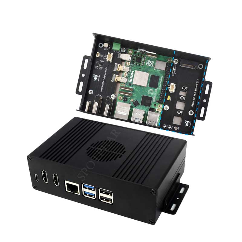 Raspberry Pi 5 Box Case Kit-C  - Nvme Ssd review and price