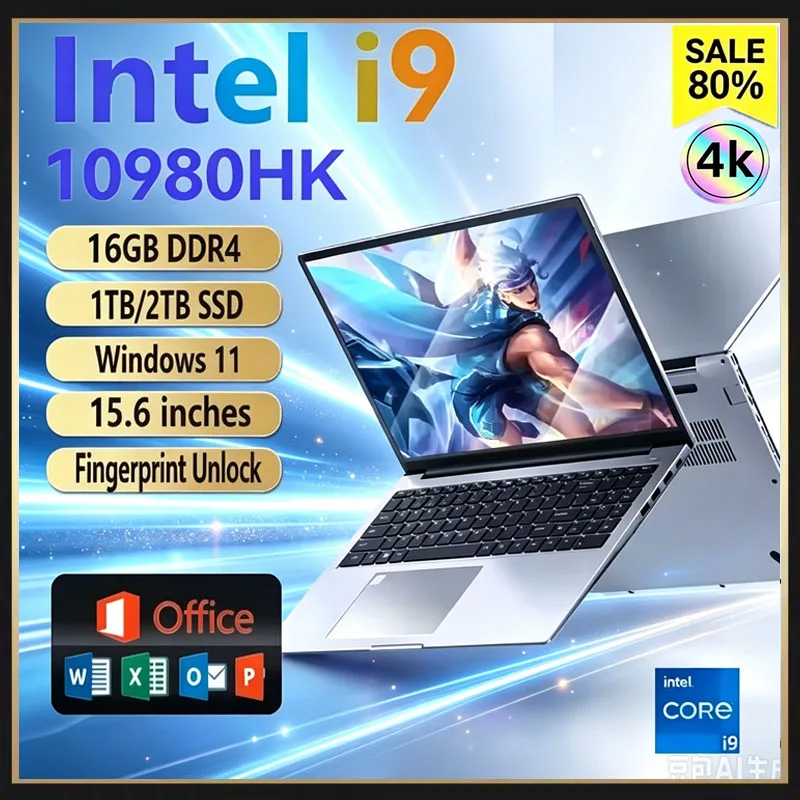 15.6inch Potrable Laptop Intel - Ssd 2Tb review and price