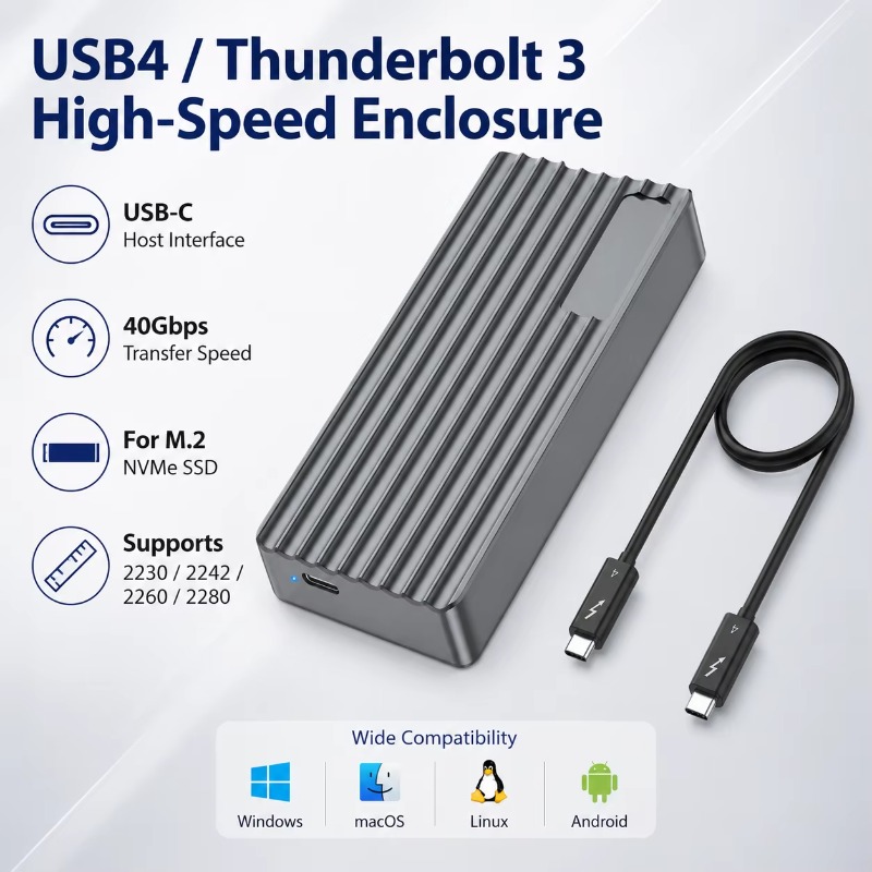 TBT3/USB4 M.2 NVMe SSD Enclosu - Nvme Ssd review and price