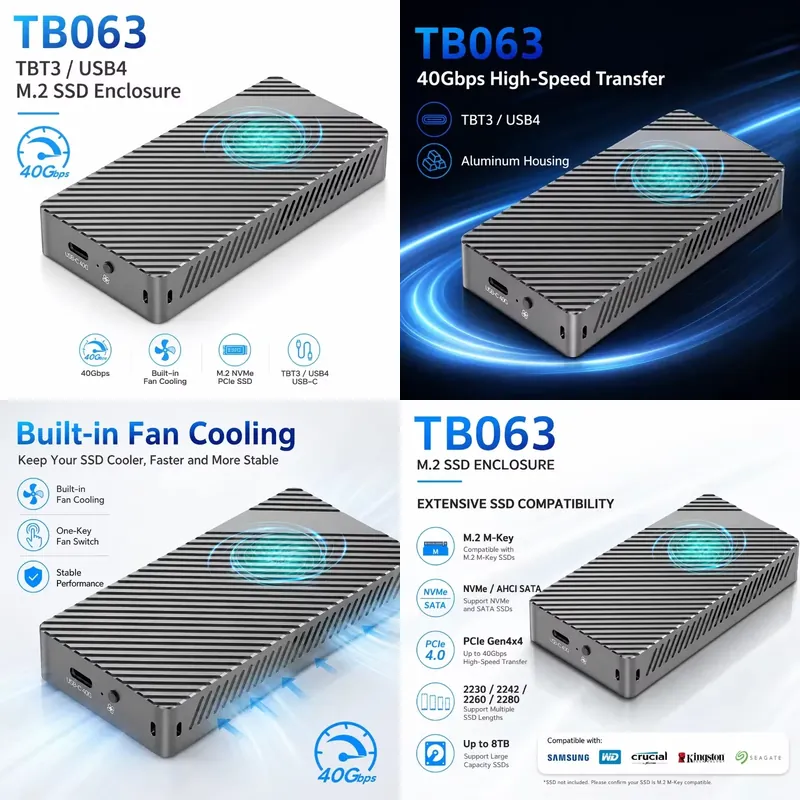 AP01 for Active Cooled 3 USB4  - Sata Ssd review and price